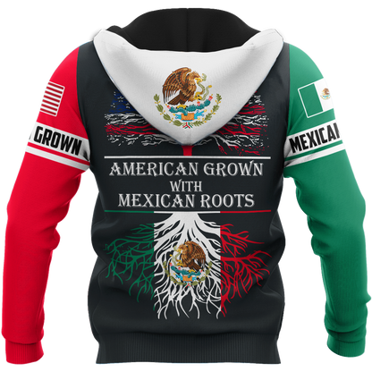 Mexican Skull 3D All Over Printed Unisex Hoodie