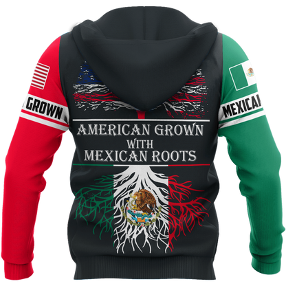 American Grown With Mexican Roots 3D All Over Printed Shirts For Men and Women QB06112003