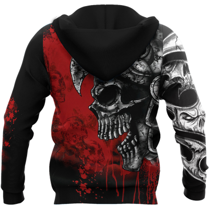 Love Skull 3D all over printed for man and women QB06102001