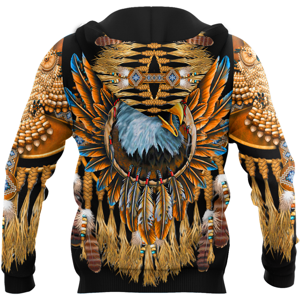 Eagle Dreamcatcher Native American Hoodie 3D All Over Printed Shirts LAM2022091-LAM
