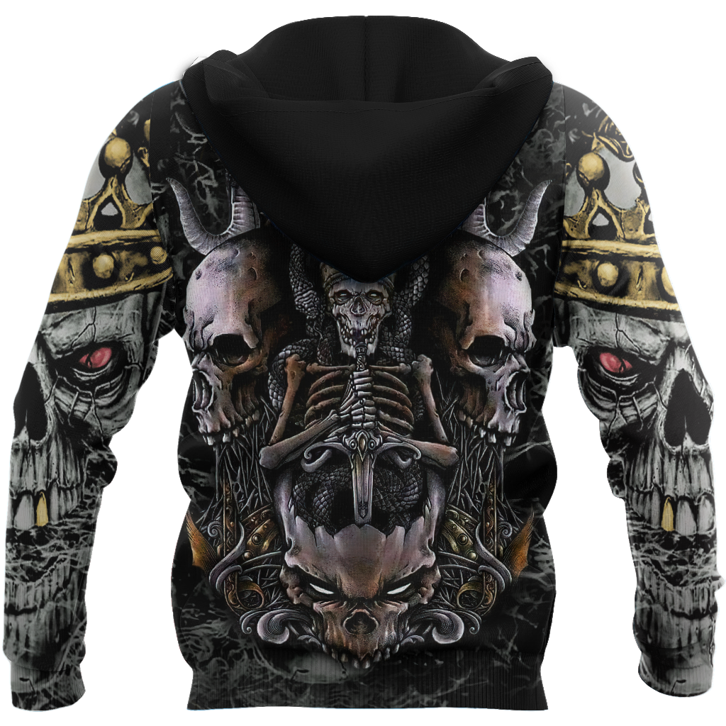 Premium Unisex All Over Printed Skull King Shirts MEI