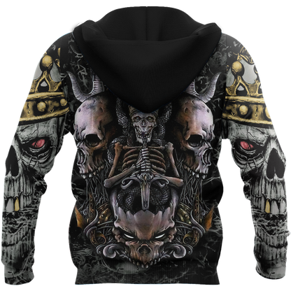 Premium Unisex All Over Printed Skull King Shirts MEI