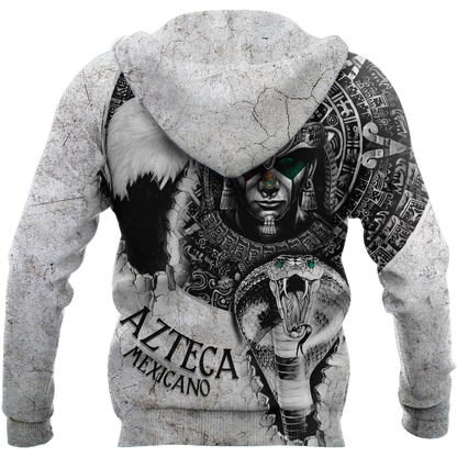 Mexican Aztec Warrior 3D All Over Printed Hoodie Shirt  by SUN QB06302006