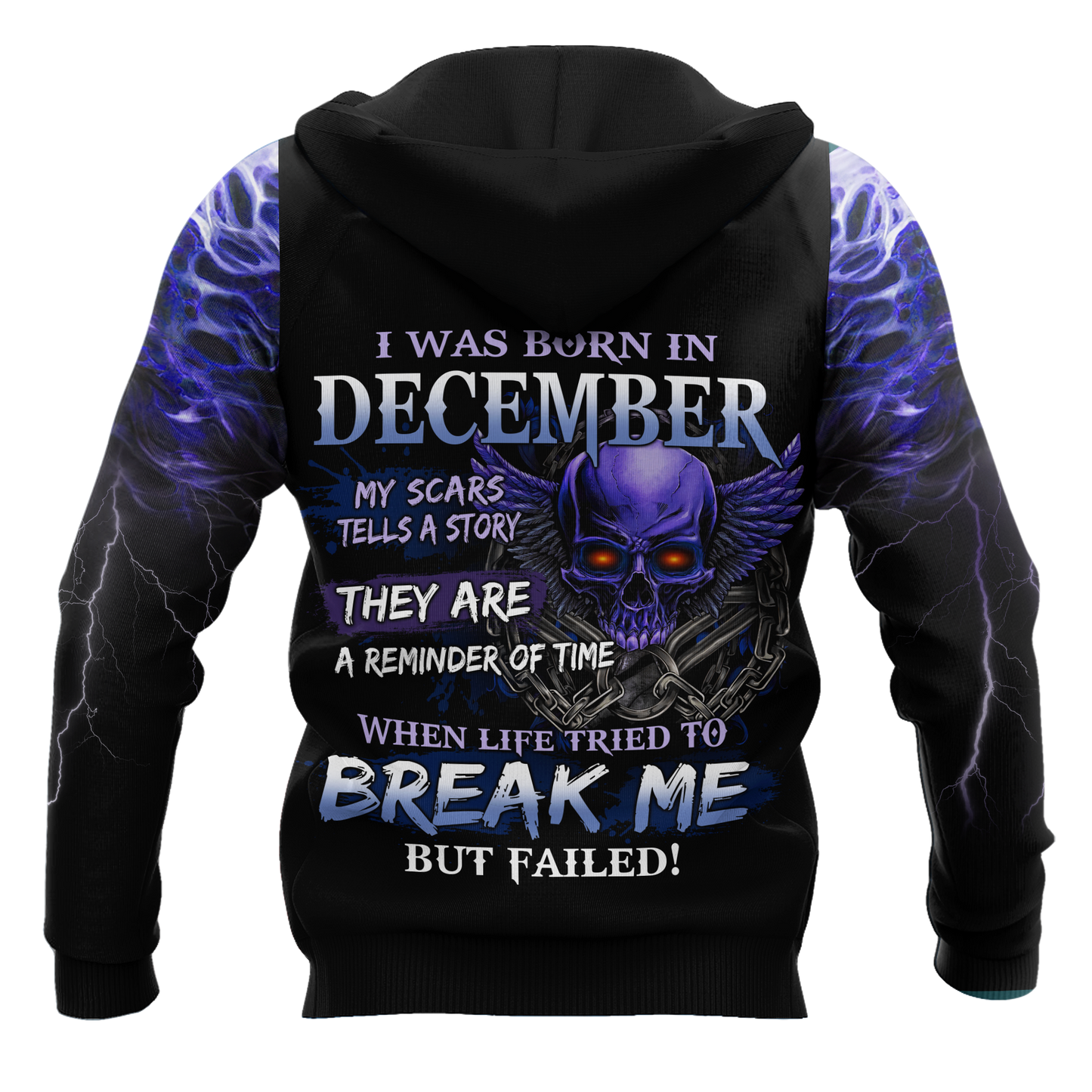 December Guy Skull 3D All Over Printed Shirts Pi24102012ST