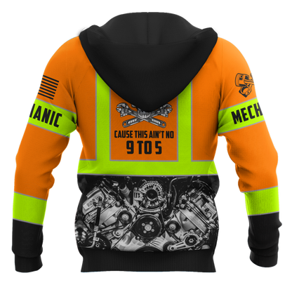Mechanic Not For The Weak 3D All Over Printed Hoodie For Men and Women TN