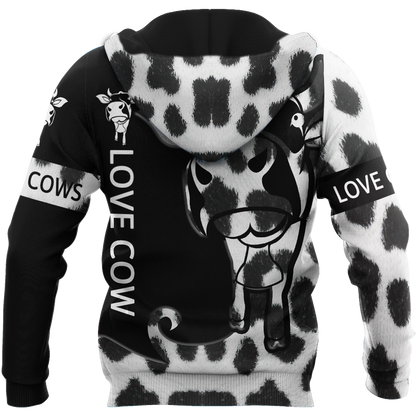 Love Cow 3D All Over Printed Shirts For Men And Woman