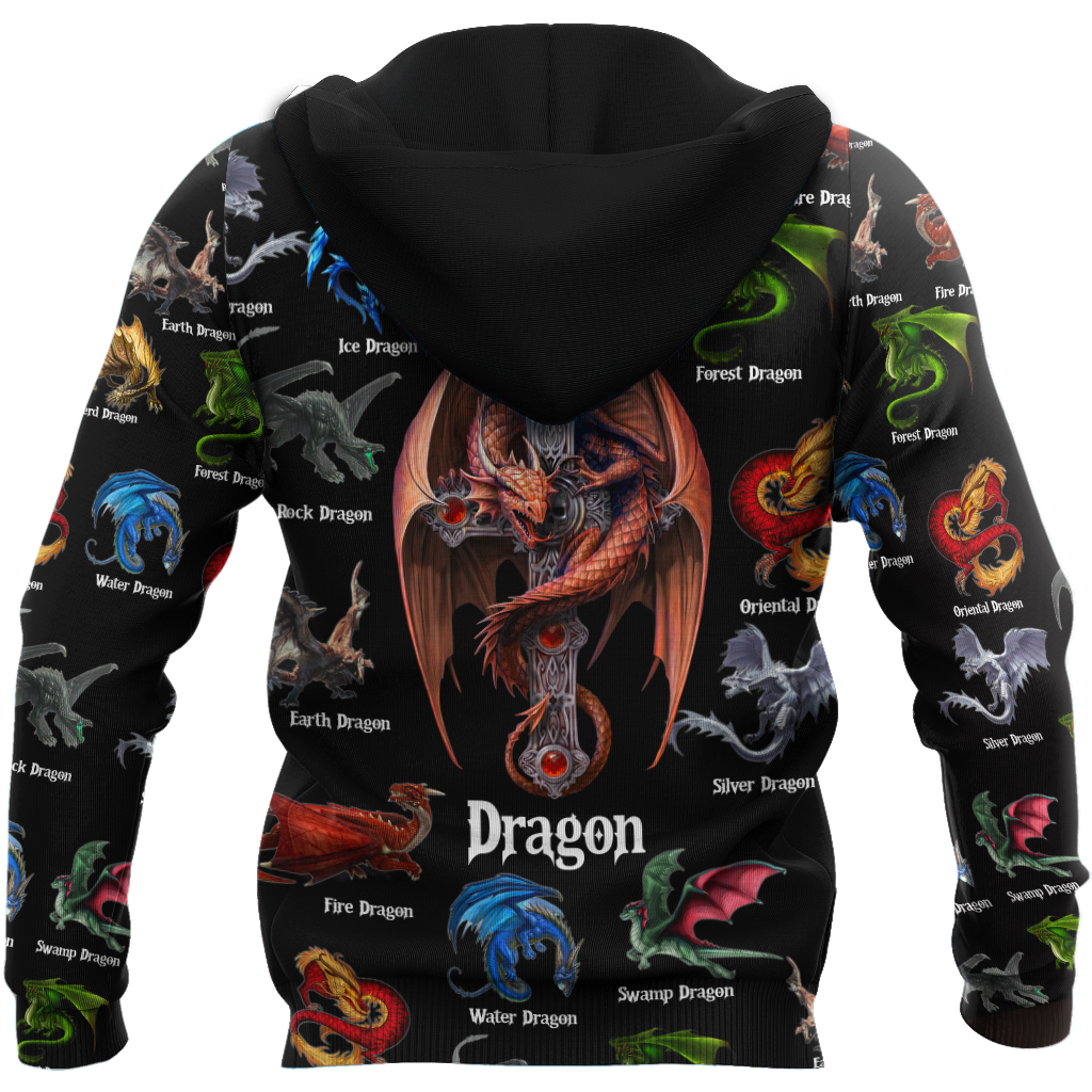Dragon 3D All Over Printed Shirts For Men and Women