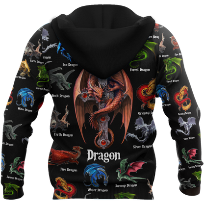 Dragon 3D All Over Printed Shirts For Men and Women