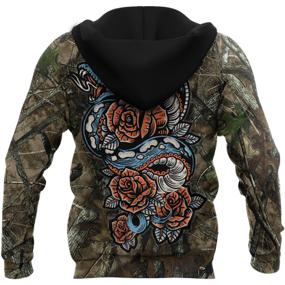 Snake 3D All Over Printed Unisex Shirt