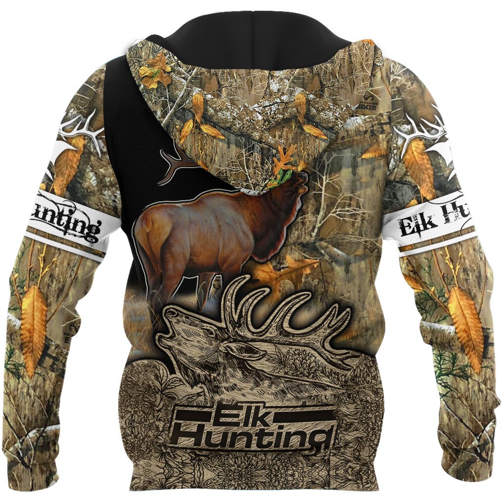 Elk Hunting Legend 3D All Over Print Hoodie