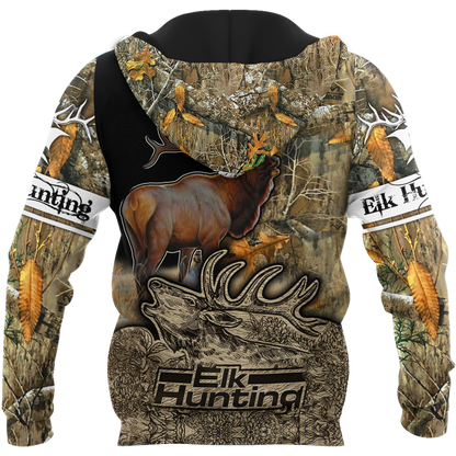 Elk Hunting Legend 3D All Over Print Hoodie