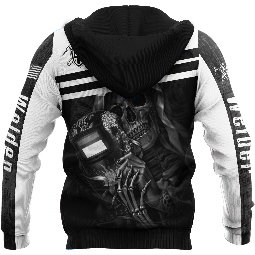 Premium Unisex All Over Printed Skull Welder Shirts MEI