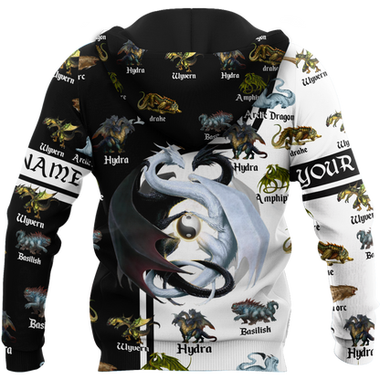 Dragon 3D All Over Printed Shirts For Men and Women VP21102004