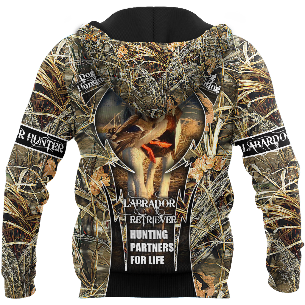 Labrador Hunting 3D Over Printed Unisex Deluxe Hoodie