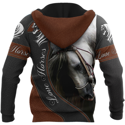 Love Beautiful Horse 3D All Over Printed Shirts JJ15052002 - Amaze Style™-Apparel