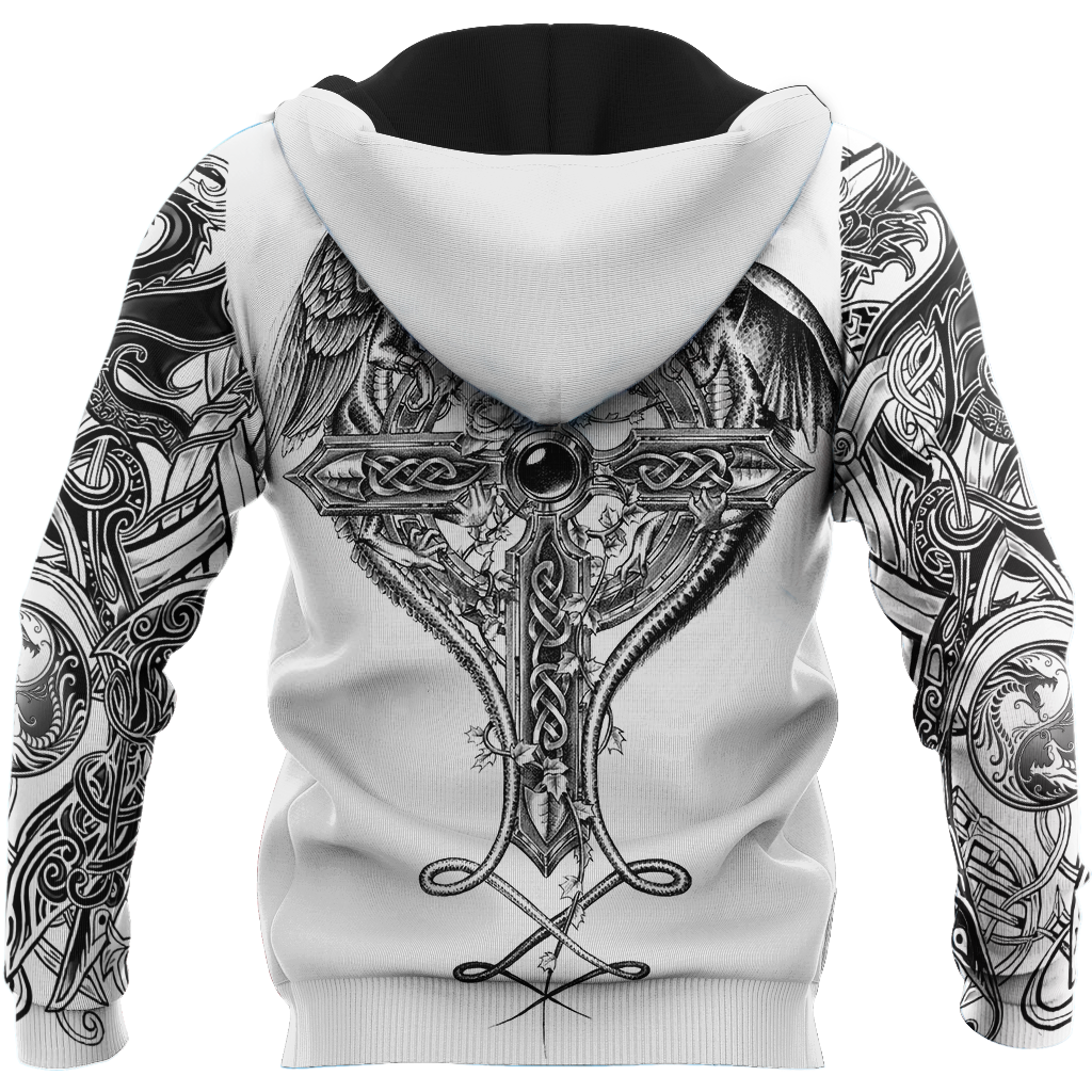 Dragon Tattoo and Dungeon Dragon 3D All Over Printed Shirts For Men and Women JJW20082008