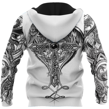 Dragon Tattoo and Dungeon Dragon 3D All Over Printed Shirts For Men and Women JJW20082008
