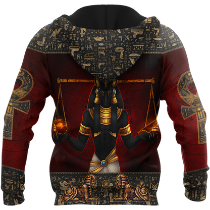 Anubis Ancient Egyptian 3D All Over Printed Shirts For Men And Women JJ26062004