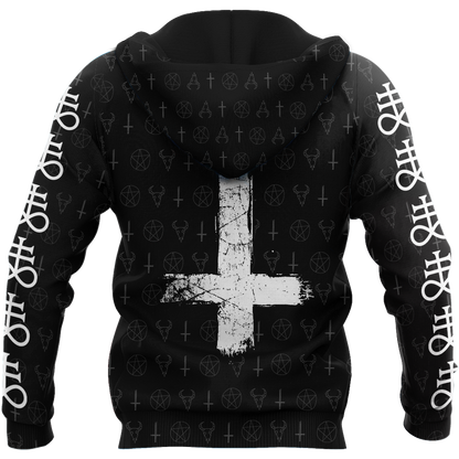 Satanic Tribal 3D All Over Printed Hoodie Shirts For Men And Women JJ23052002 - Amaze Style™-Apparel