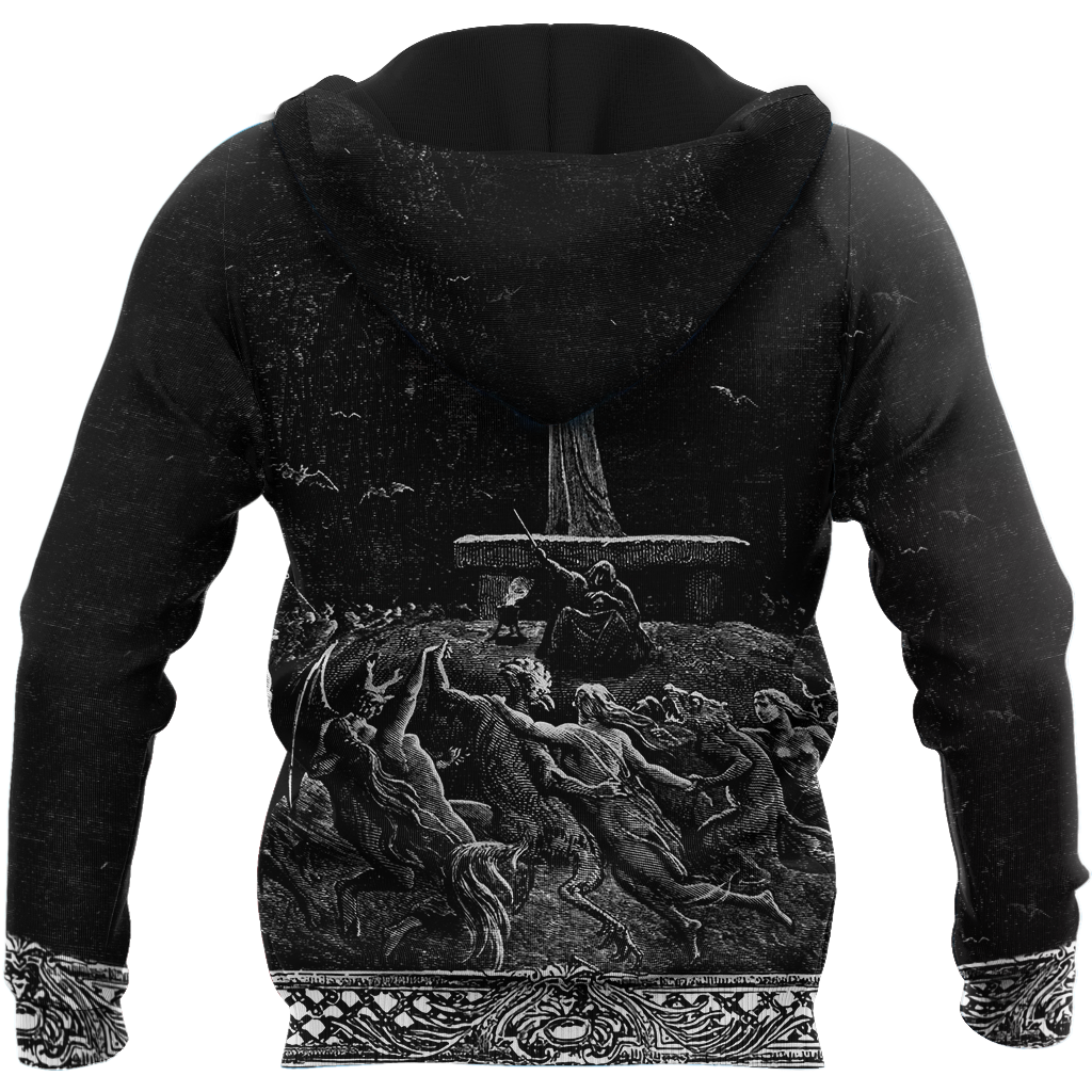 Satanic Devil 3D All Over Printed Hoodie JJ06062012