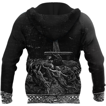 Satanic Devil 3D All Over Printed Hoodie JJ06062012
