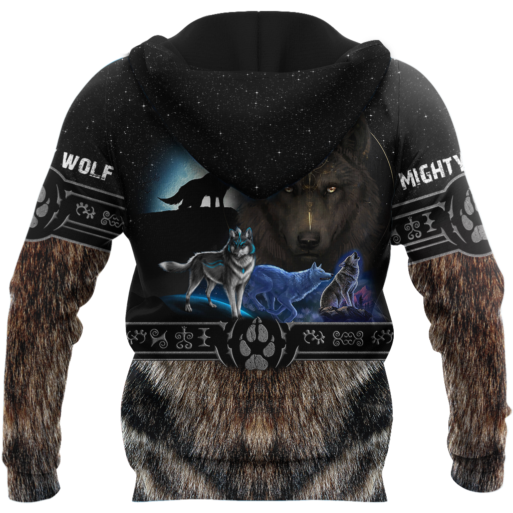 Premium 3D Printed Viking Mighty Wolf Shirts MEI