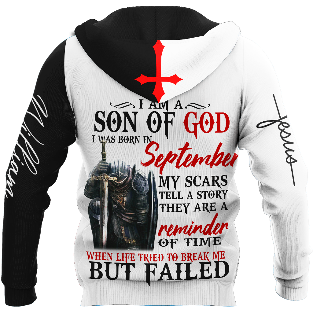 September Guy - Son of God Custome Name 3D All Over Printed Shirts For Men and Women MH141120S9