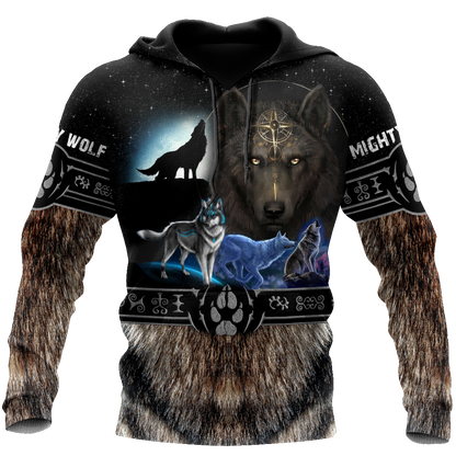 Premium 3D Printed Viking Mighty Wolf Shirts MEI
