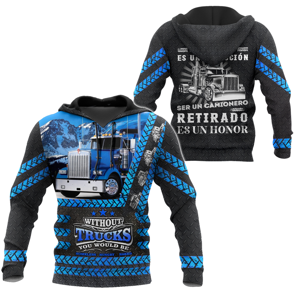 Premium Tyre Print All Over Printed Trucker Shirts MEI