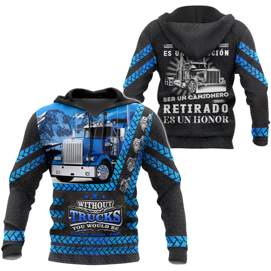 Premium Tyre Print All Over Printed Trucker Shirts MEI