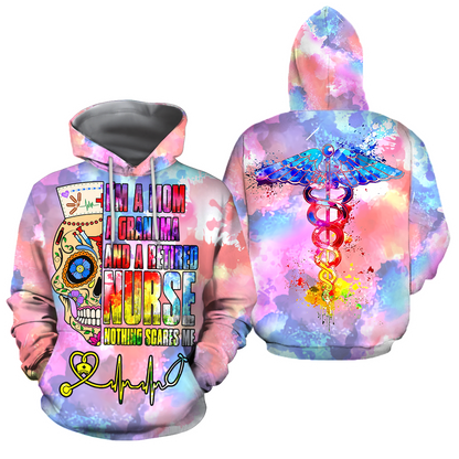 All Over Printed Retired Nurse Grandma HAC050902-MEI