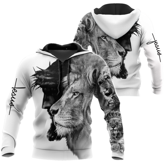 Lion God Gothic Vibe - Christian - 3D All Over Printed Style for Men and Women