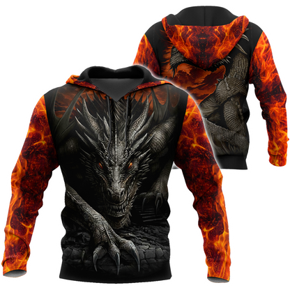 Dragon 3D Hoodie Shirt For Men And Women