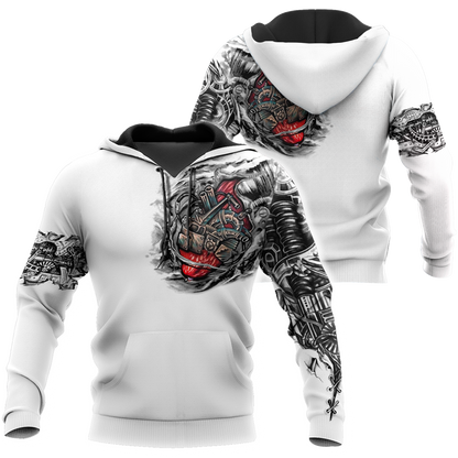 Mechanic Metal Tattoo 3D All Over Printed Shirts HAC180503 - Amaze Style™-Apparel