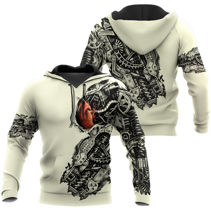 Mechanic Metal Tattoo 3D All Over Printed Shirts HAC180502 - Amaze Style™-Apparel