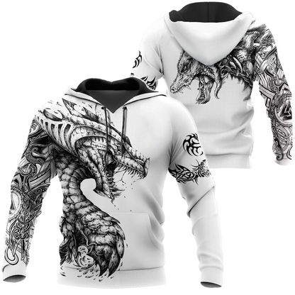 Tattoo and Dungeon Dragon Hoodie T Shirt For Men and Women HAC250502-NM - Amaze Style™-Apparel