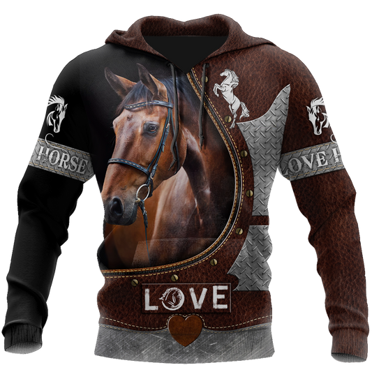 Love Beautiful Horse 3D All Over Printed Shirts For Men And Women TR2505202S - Amaze Style™-Apparel