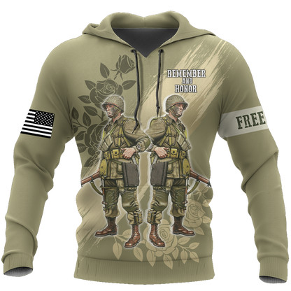 Memorial day Remember and honor the heroes full 3D over printed shirts TR220405 - Amaze Style™-Apparel