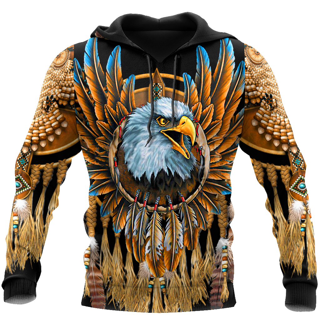 Eagle Dreamcatcher Native American Hoodie 3D All Over Printed Shirts VP11092001-LAM