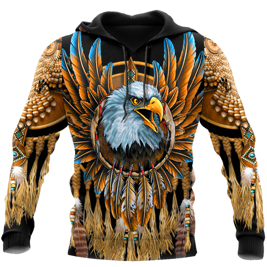 Eagle Dreamcatcher Native American Hoodie 3D All Over Printed Shirts VP11092001-LAM