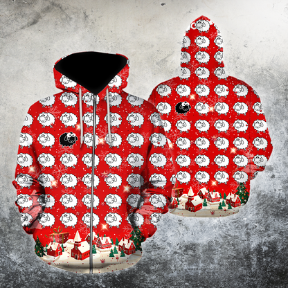 Sheep Whisperer Merry Christmas 3D All Over Printed Shirts For Men And Woman