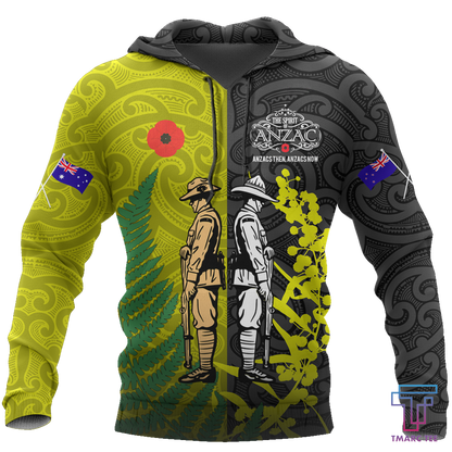 Remembrance day lest we forget Australia and Kiwi Soldier TR030403 - Amaze Style™-Apparel