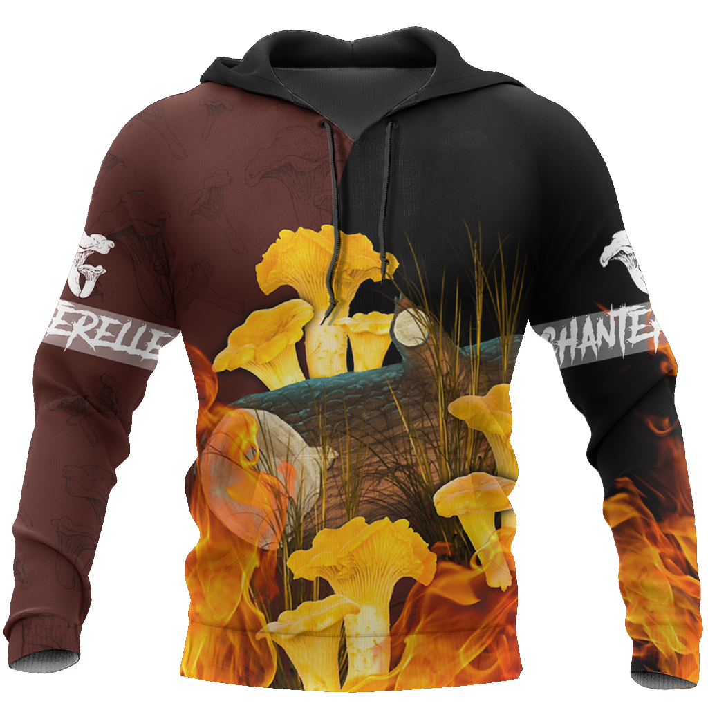 Beautiful Chanterelle mushrooms 3D all over printing shirts for men and women TR0405202 - Amaze Style™-Apparel