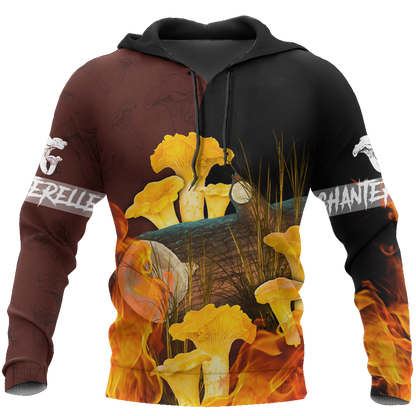Beautiful Chanterelle mushrooms 3D all over printing shirts for men and women TR0405202 - Amaze Style™-Apparel