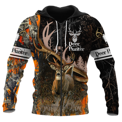 Premium Hunting Deer Black Camo Unisex Shirts