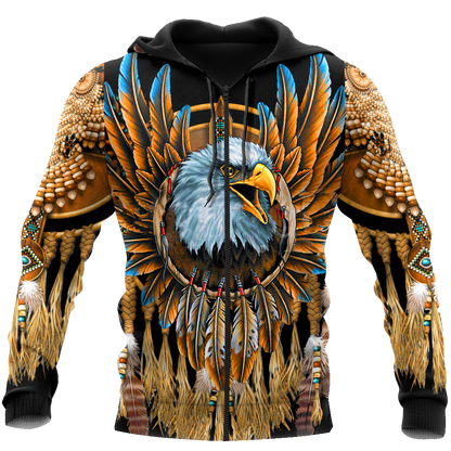 Eagle Dreamcatcher Native American Hoodie 3D All Over Printed Shirts VP11092001-LAM