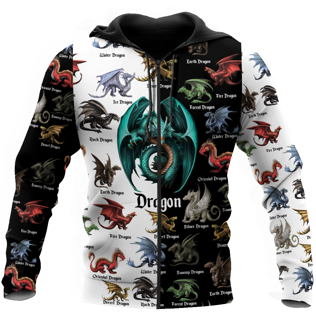 Dragon 3D All Over Printed Shirts For Men and Women VP22102001