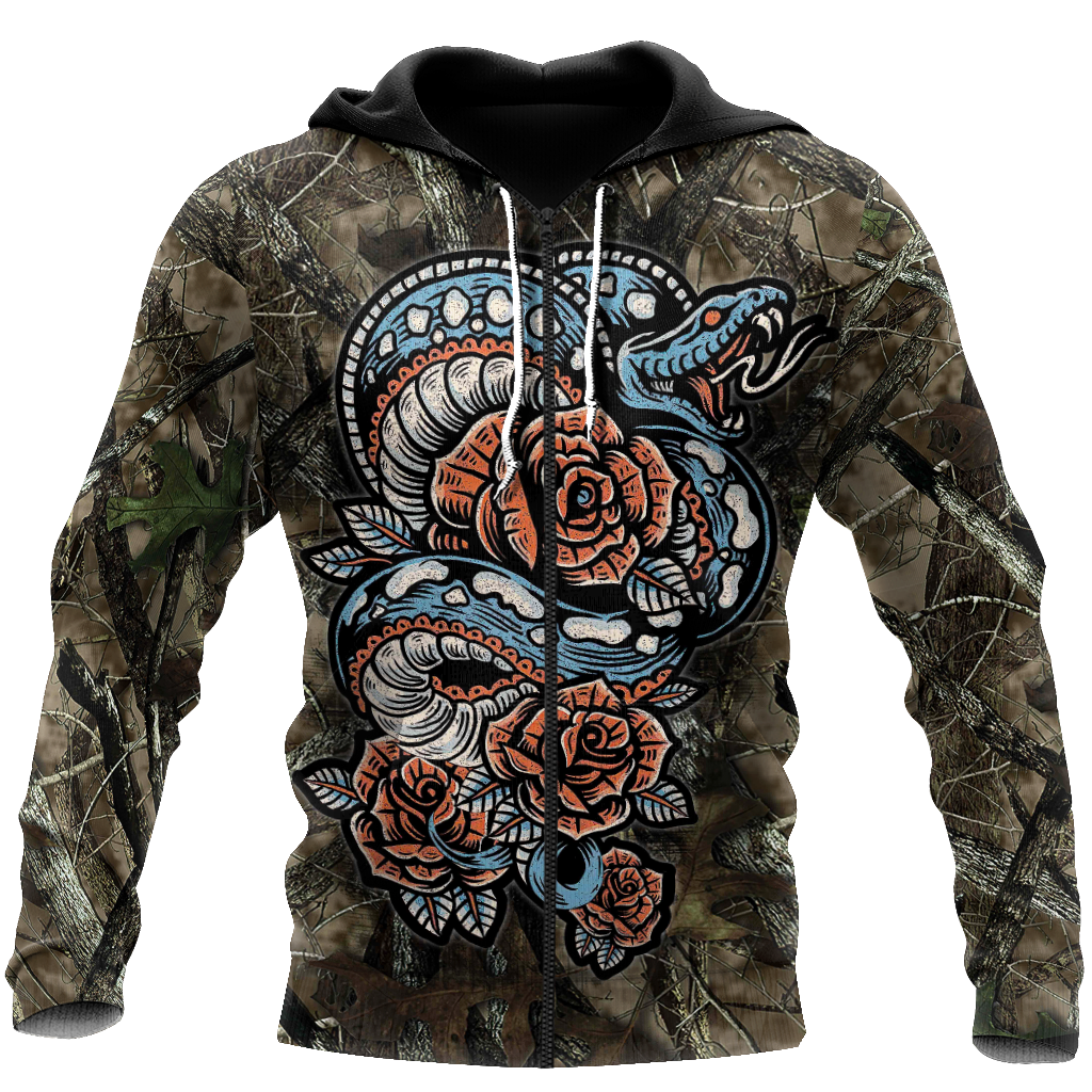 Snake 3D All Over Printed Unisex Shirt