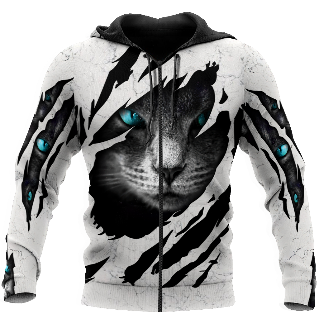 Hiden Cat Black cat 3D printed shirts for men and women