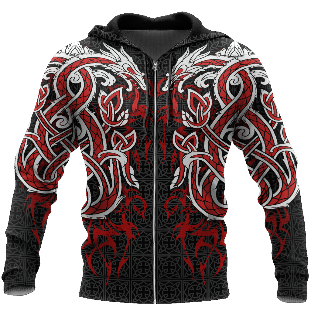 Dragon Tattoo Art  Hoodie T Shirt For Men and Women HAC060603